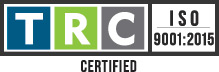TRC ISO 9001:2015 Certified Badge